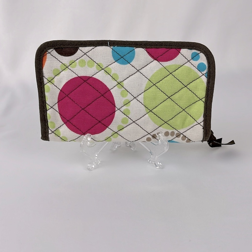 Thirty-One Soft Wallet Circle Dots Pattern - Picture 2 of 9